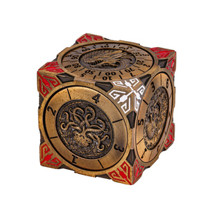 Csulu SER หกด้าน polyhedral หมุน DND DICE 7-in-1 EDC โลหะกลุ่มการบีบอัดข้อมูลสำหรับมังกรดันเจี้ยน - Product Image 4