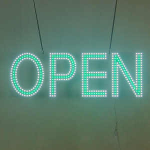 Hight Bright Thin Light PCB RGB Flasher Large LED Open Signs Pantalla de publicidad LED Vap Hookah Shop Tablero de letras LED - Product Image 1