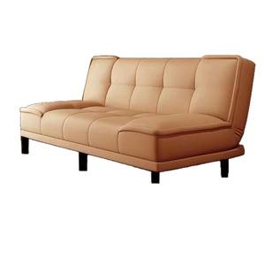 Moderno Sofá Cama Futón con Tapizado de Cuero PU Ecológico Plegable y Reclinable para Uso en Apartamentos y Hoteles - Product Image 4