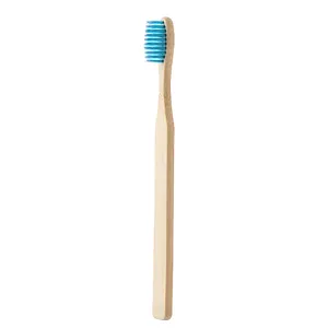 环保批发廉价酒店一次性牙刷可重复使用100% 可生物降解毛竹牙刷