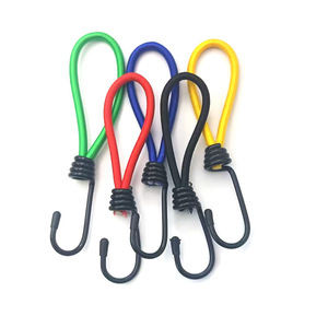 Fiery Fox Guy Ropes Elastic Cord With Hook Multi Color Stainless Steel Outdoor Camping Tent Tarp <b>Tie</b> <b>Down</b> Rope Universal All - Product Image 1