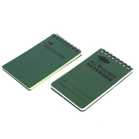 Impression de logo personnalisée en gros 3*5 pouces Mini bloc-notes à couverture en PVC étanche tous temps pour ordinateur portable