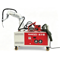 Cobot de Soldadura Colaborativo Móvil de 6 Ejes |   Robot de Soldadura Robótico Colaborativo Industrial Controlado por PLC