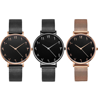 New Fashion Luxus Herren Armbanduhr Wasserdichte leuchtende Quarzuhren Edelstahl Arabische Uhren