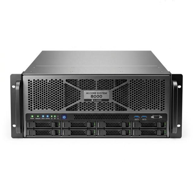 OEM Custom Precision Sheet Metal Fabrication 2U 19 Inch AI Server Chassis GPU Rackmount Enclosure