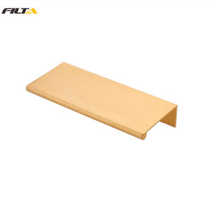 Accessoires de cuisine modernes en Aluminium, or noir, <span class=keywords><strong>armoire</strong></span> de cuisine, meubles, poignée, profilé, bord de doigt, poignées d'<span class=keywords><strong>armoire</strong></span> 4355 - Product Image 1