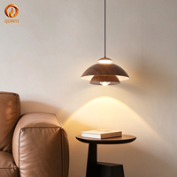 Lustre de design italien vintage Murano, luminaires suspendus modernes de luxe pour l'intérieur, luminaires suspendus en aluminium avec capteur pour salle à manger