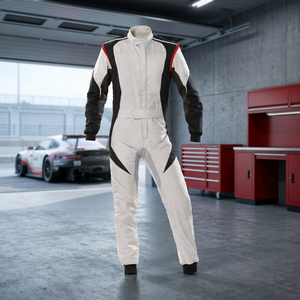Combinaison de karting personnalisée, équipement léger et protecteur pour les pilotes de kart, vêtements durables pour les compétitions sur circuit - Product Image 1