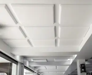 Customized white melamine soundproof acoustic foam panels ceiling tiles