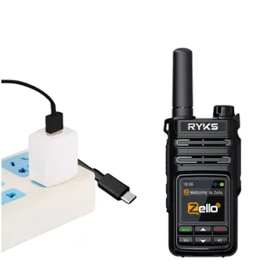 radio walkie talkie GT-5000 Zello 4G LTE Radio WIFI Talkies Walkies PTT Android Walkie Talkie With Sim Card 500 Km 5000 Km