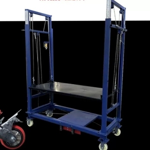 <span class=keywords><strong>Platform</strong></span> pengangkat perancah listrik lipat 5M 6M, perancah listrik otomatis seluler dapat dilipat dengan roda - Product Image 4