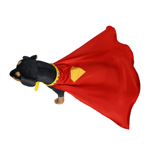 Cape Superman pour chien en satin, costume réglable pour animaux de compagnie, tenue de cosplay pour chiens - Product Image 5