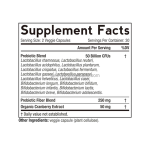 Integratore di Enzimi Digestivi e Probiotici per Donne, 50 Miliardi di CFU in Capsule Vegetariane, Pillole Probiotiche per Adulti - Product Image 2