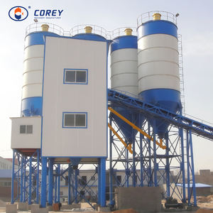 HZS180 180m3/h Corey Brand PLC Controlled Motor & Engine Driven <b>Concrete</b> Batching Plant with <b>Pump</b> and Gearbox - Product Image 3