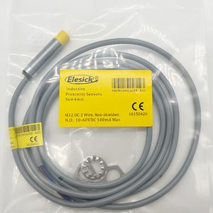 EB2M1204CA2EX-B50เซ็นเซอร์สวิทช์ความใกล้ชิด M12สายไฟ DC <span class=keywords><strong>2</strong></span>ระยะการตรวจจับแบบไม่หุ้มฉนวน4มม. - Product Image 3