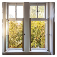 Fenêtre de Villa moderne personnalisée de haute qualité, fenêtres en aluminium à Double vitrage, fenêtre à battants