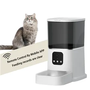 뜨거운 판매 와이파이 자동 애완 동물 피더 스마트 라이프 앱 원격 제어 스마트 애완 동물 개 고양이 피더 360