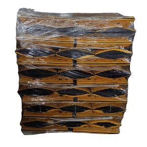 50*35*5ซม. ป้องกันการมองเห็นสูงสีเหลืองและสีดำทางลาดความเร็วถนน/ยางพลาสติกกันกระแทกเพื่อความปลอดภัยในการจราจร - Product Image 1