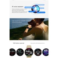 Reloj Inteligente Bluetooth con Pantalla Redonda Simple Lifestyle ZL02C Pro, Reloj Inteligente Deportivo para iOS y Android, Monitoreo de Salud, Sueño y Actividad Física