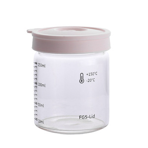Nouveau pot en verre transparent prêt à l'emploi pour aliments, en verre borosilicate de qualité alimentaire, pour miel de prunier, confiture de neige, pot scellé - Product Image 6