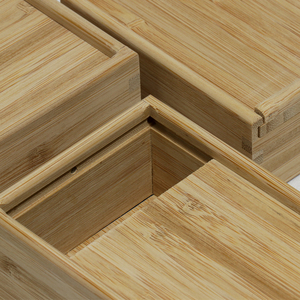 Hộp gỗ nhỏ hộp lưu trữ Đính với đầu trượt cho hàng thủ công tự làm - Product Image 3