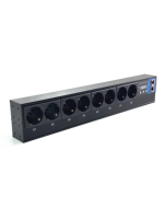 PDU intelligent pour rack 220V 16A, prise allemande, 8 prises, contrôle centralisé, 20 tâches, USB, température/humidité, MQTT/Modbus, centre de données, personnalisable