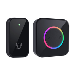 Aiben M488-BS đầy màu sắc nhấp nháy Chuông cửa không dây với anh chúng tôi EU cắm 200m dài khoảng cách không dây 45 bài hát Home Chào mừng bạn chuông cửa - Product Image 2