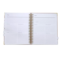 Planificateur d'impression personnalisé format A4 A5, fabricants de journaux de couverture en cuir, Agenda