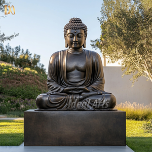 Statue de <span class=keywords><strong>bouddha</strong></span> en laiton bronze sculptée à la main sur mesure <span class=keywords><strong>pour</strong></span> l'extérieur - Product Image 1