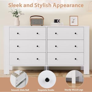<span class=keywords><strong>Commode</strong></span> moderne large à 2 compartiments réglables Phoenix ES-47, en bois, pour le rangement, idéale pour le salon (vente en gros) - Product Image 6