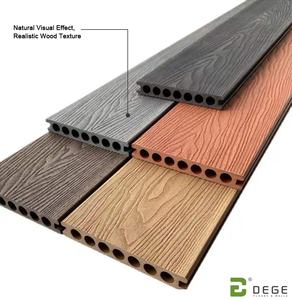 Plancher extérieur en composite <span class=keywords><strong>bois</strong></span>-plastique à surface lisse, antidérapant et résistant à l'humidité, facile à <span class=keywords><strong>nettoyer</strong></span>, <span class=keywords><strong>pour</strong></span> <span class=keywords><strong>terrasse</strong></span> d'hôtel, garantie 5 ans - Product Image 2