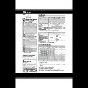 CDQ2B63-35DMZ de vérin compact SMC Pneumatics - Product Image 1