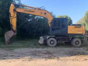 Excavadora de ruedas HYUNDAI 210W-7 de 21 toneladas, maquinaria de construcción usada en stock, equipo, rueda - Product Image 2