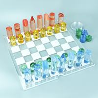 Plexiglass Chess Set: Luxurious & Modern Acrylic Chess Game - Luxus Heim