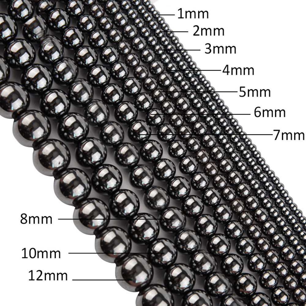 보석 구슬 가닥 2024 도매 저렴한 적철광 철광석 4mm 6mm 8mm 10mm 12mm 느슨한 보석 가격 적철광 구슬