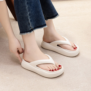 Sandales d'été pour femmes, tongs souples en EVA, antidérapantes, imperméables, pantoufles de plage pour l'extérieur - Product Image 3