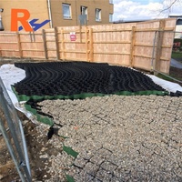 Geomallas de Plástico para Estabilización de Suelos de 100mm/150mm/200mm, Geoceldas de HDPE con Sistema de Rejilla, Rejilla para Pavimentación de Grava