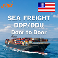 Agent d'expédition maritime DDP Chine-USA pas cher, conteneur porte-à-porte 40 pieds à faible coût