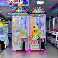 Machine à griffes d'arcade commerciale d'intérieur de grande taille en métal avec code QR et fonctionnement par pièces pour attraper les jouets en peluche