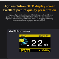 BRZHIFI SU9MAX Appareil de décodage haut de gamme BT6.2 Amplificateur DAC de bureau Amplificateur Hifi Audio