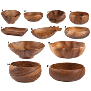 Standard Quality Wooden Salad & <b>Dinnerware</b> Bowls for Party Use Eco-Friendly Classical Design-Wholesale Prices in India - Product Image 1
