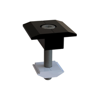 Kits de fixation en aluminium pour panneaux solaires : colliers de serrage d'extrémité et colliers de serrage intermédiaires pour systèmes de montage