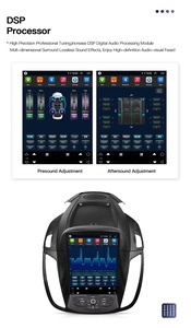 Autoradio Tesla Verticale da 10.4 Pollici Android 14 con CarPlay Wireless e Android Auto, Aggiornamento Audio per <span class=keywords><strong>Ford</strong></span> Kuga Escape C-<span class=keywords><strong>Max</strong></span> 2013-2018 - Product Image 6