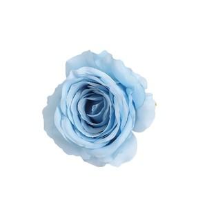 Tête de rose artificielle en soie rose clair, accessoire de décoration de mariage, haute simulation, réutilisable - Product Image 5