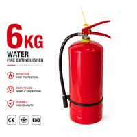 Extincteur à poudre sèche ABC de 6 kg, certifié haute efficacité, portable, standard, chimique