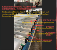 Machine de marquage laser CNC pour verre, sablage et perçage, pour verre givré et perforé
