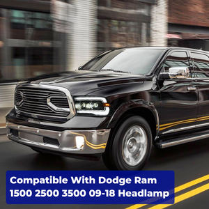 DK motion Pick-Up Truck DRL pour Dodge Ram1500 2500 2009-2018 lampes <span class=keywords><strong>de</strong></span> voiture avec faisceau <span class=keywords><strong>de</strong></span> route Automobile LED assemblage <span class=keywords><strong>de</strong></span> phares - Product Image 5