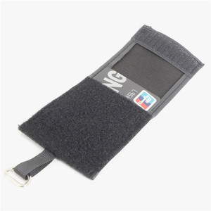 Portable Face Mask Storage <b>Bag</b> Keychain Card Holder Black Rectangle <b>Compression</b> Type Organizer for Wall Door Window Mounting - Product Image 3