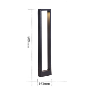 Excellente décoration de jardin en métal antirouille moderne à LED classée IP65 éclairage de pelouse étanche pour l'extérieur - Product Image 2