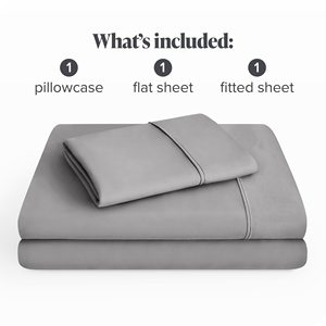 Light Grey Luxury Ultra-Soft Microfiber <strong>Double</strong> Brushed <strong>Deep</strong> Pockets <strong>Sheets</strong> Easy <strong>Fit</strong> 4 Piece Pillowcase Home Queen Bed <strong>Sheet</strong> Set - Product Image 6